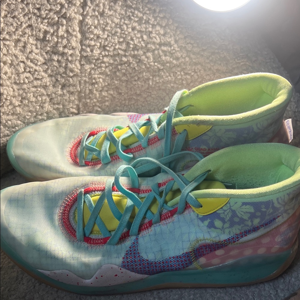 Nike Zoom KD 12 YEBL Peach Jam CK 1195-300 13 Men’s Shoes
